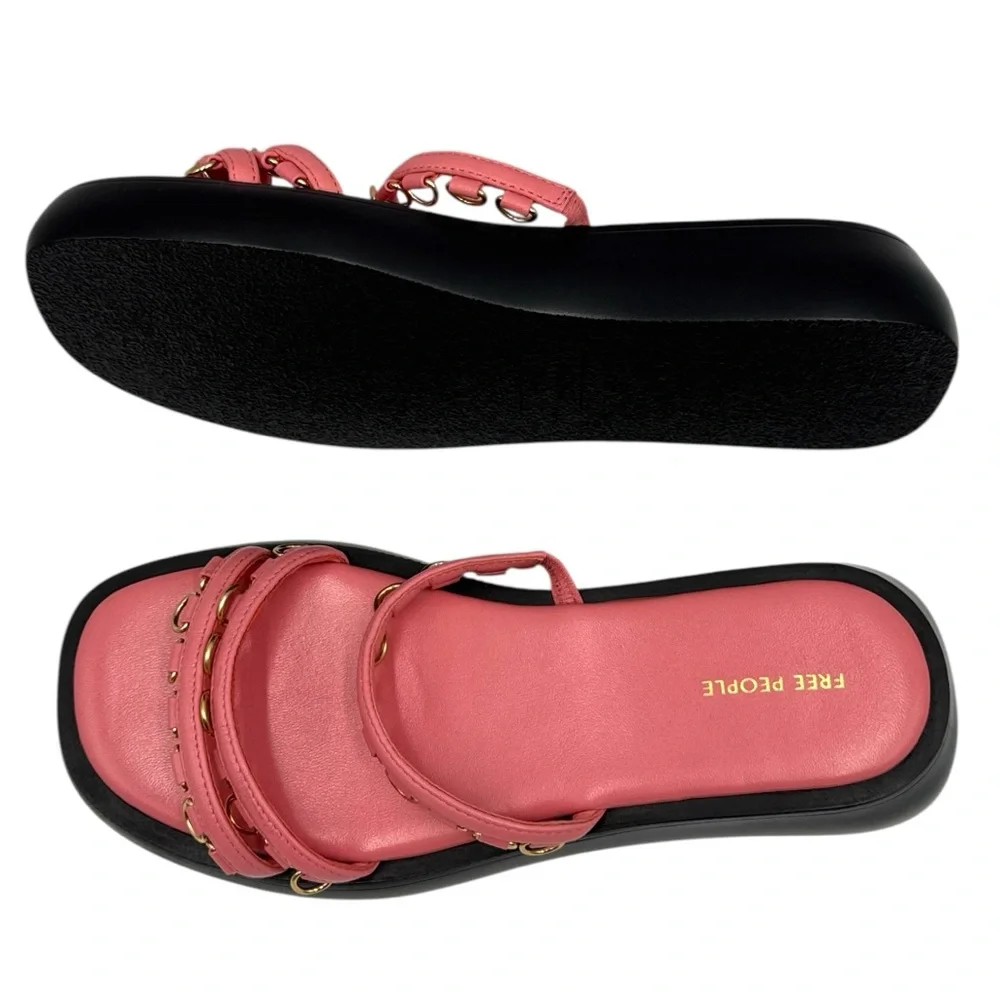Free People Midas Touch Platform Sandals Size 10 - Picture 8 of 16
